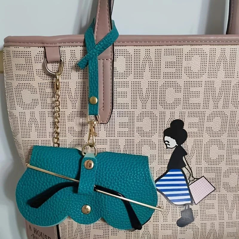 Soft Leather Sunglasses Bag