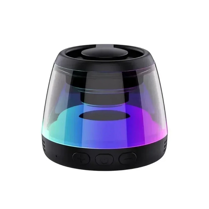 Portable Magnetic Rechargeable Bluetooth Speaker with Waterproof RGB Light